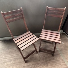 【直接引き渡しのみ】IKEA アウトドアテーブル チェアセットの画像