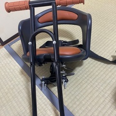 新品同様 前方取付型キッズ自転車用チャイルドシートの画像
