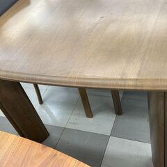 ★リユースのサカイ千葉中央店★期間限定割引有  ダイニングセット ブラウン H71×D100×W180 クリーニング済み TC4198の画像