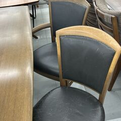 ★リユースのサカイ千葉中央店★期間限定割引有  ダイニングセット ブラウン H71×D100×W180 クリーニング済み TC4198の画像