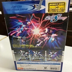 O2508-343 バンダイ ガンダムSEED DESTINY 組み立て不要ガンダムアクションフィギュアシリーズ ZGMF-X20A ストライクフリーダムガンダム 未開封品の画像