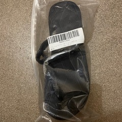 サンダル　黒　23.5cmの画像