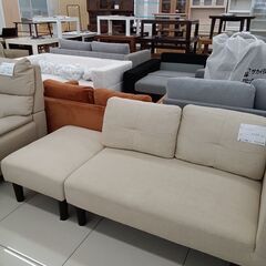★リユースのサカイ日立店★HJ7385  ソファ ベージュ H72×D129×W116 クリーニング済み の画像