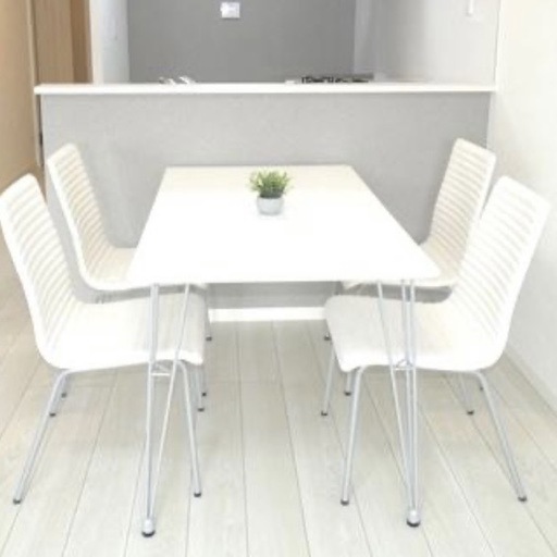【決まりました。】新品未使用品のニトリダイニングテーブル5点セット