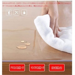 透明PVテーブルクロス円形の画像
