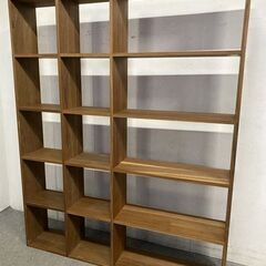 無印良品　スタッキングシェルフ　中古 無印良品(ムジルシリョウヒン) / 飾棚/ウッド/BRW/120