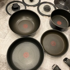 高級T-fal🔴フライパンセットの画像