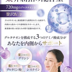 【新品】ピュアビタ グルタチオン 飲む白玉美容点滴 サプリ 30日分 の画像