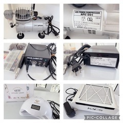 【未使用美品多数・プロ専売品多数】今直ぐに始められるネイルサロンセットの画像