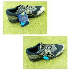 未使用品 asics GEL-SCRAM 6 メンズ ランニングシューズ トレイルラン 26.0cm BLACK/NEON LIME 札幌 西岡店の画像