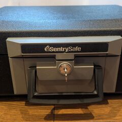 Sentry セントリー 1160BK ポータブル 耐火保管庫 金庫 W387×D308×H159mm 7Lの画像