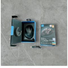 【美品】ELECOM EX-G 無線 マウス ８ボタン(XLサイズ)の画像