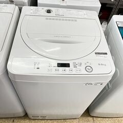 (i)シャープ 全自動電気洗濯機 ES-GE5D-W 5.5kg...
