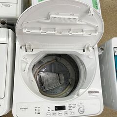 (i)シャープ 全自動電気洗濯機 ES-GE5D-W 5.5kg 2020年の画像