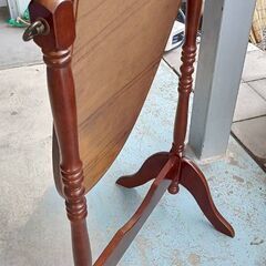 【B156】木製　姿鏡　昭和レトロ　の画像