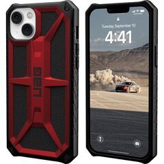【アウトレット】 UAG-IPH22LA-P-CR iPhone14 Plus用 MONARCHケース クリムゾン 国内正規代理店品 アイフォン Apple アップル URBAN ARMOR GEAR 耐衝撃 吸収 耐久性 丈夫 頑丈の画像