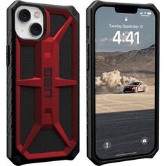 【アウトレット】 UAG-IPH22LA-P-CR iPhone14 Plus用 MONARCHケース クリムゾン 国内正規代理店品 アイフォン Apple アップル URBAN ARMOR GEAR 耐衝撃 吸収 耐久性 丈夫 頑丈の画像