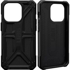 【アウトレット】 UAG-IPH22MB-P-BK iPhone14 Pro用 MONARCHケース ブラック 国内正規代理店品 アイフォン Apple アップル URBAN ARMOR GEAR 耐衝撃 吸収 耐久性 丈夫 頑丈の画像