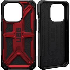 【アウトレット】 UAG-IPH22MB-P-CR iPhone14 Pro用 MONARCHケース クリムゾン 国内正規代理店品 アイフォン Apple アップル URBAN ARMOR GEAR 耐衝撃 吸収 耐久性 丈夫 頑丈の画像