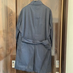GREEN LABEL RELAXING ネイビー トレンチコート Lサイズの画像