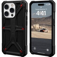 【アウトレット】 UAG-IPH22MB-P-KB iPhone14 Pro用 MONARCHケース ケブラーブラック 国内正規代理店品 アイフォン Apple アップル URBAN ARMOR GEAR 耐衝撃 吸収 耐久性 丈夫の画像