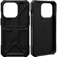 【アウトレット】 UAG-IPH22MB-P-KB iPhone14 Pro用 MONARCHケース ケブラーブラック 国内正規代理店品 アイフォン Apple アップル URBAN ARMOR GEAR 耐衝撃 吸収 耐久性 丈夫の画像