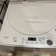 無料でお譲り！SHARP洗濯機5.5kgの画像