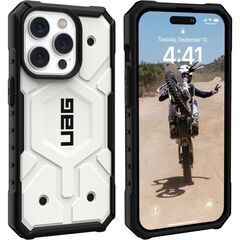 【アウトレット】 UAG-IPH22MB-MS-WH iPhone14 Pro用 Magsafe対応 PATHFINDERケース ホワイト 国内正規代理店品 アイフォン Apple アップル URBAN ARMOR GEAR 耐衝撃 吸収 耐久性 丈夫 頑丈の画像