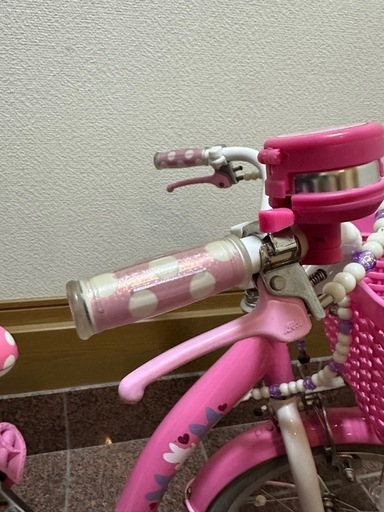 ミニーマウス 16インチ 自転車 ピンク ミニーマウス ピンク/ドット 16インチ キッズバイク(アイデス