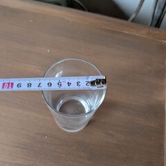 強化ガラスのグラス　6個セットの画像