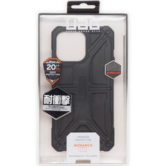 【アウトレット】 UAG-IPH22LB-P-BK iPhone14 Pro Max用 MONARCHケース ブラック 国内正規代理店品 アイフォン Apple アップル URBAN ARMOR GEAR 耐衝撃 吸収 耐久性 丈夫 頑丈の画像
