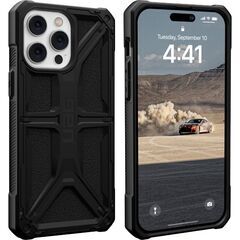 【アウトレット】 UAG-IPH22LB-P-BK iPhone14 Pro Max用 MONARCHケース ブラック 国内正規代理店品 アイフォン Apple アップル URBAN ARMOR GEAR 耐衝撃 吸収 耐久性 丈夫 頑丈の画像