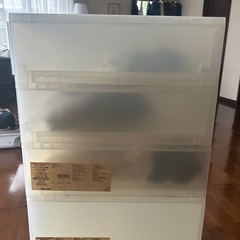 無料　無印　ポリプロピレンケース　4ケースセットの画像