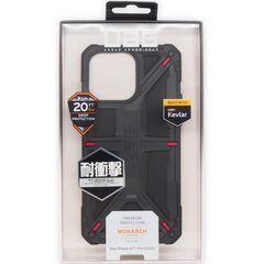 【アウトレット】 UAG-IPH22LB-P-KB iPhone14 Pro Max用 MONARCHケース ケブラーブラック 国内正規代理店品 アイフォン Apple アップル URBAN ARMOR GEAR 耐衝撃 吸収 耐久性 丈夫 頑丈の画像
