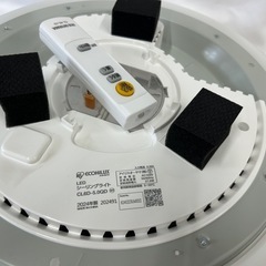 ⑥24年製リモコン付き6畳用シーリングの画像