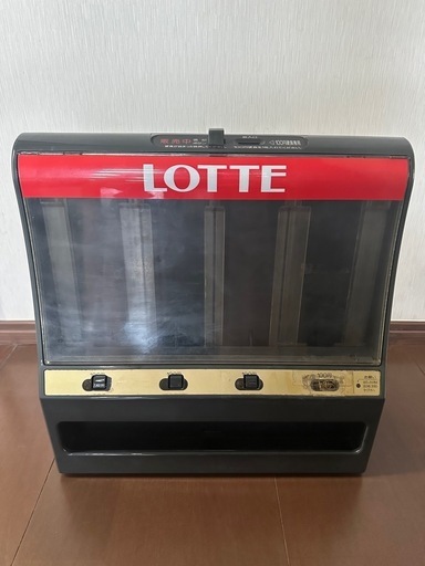 希少】40年物のLOTTEガム自販機 卓上ガム自動販売機LOTTE ロッテ