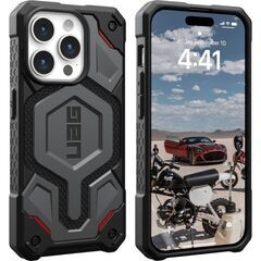 【アウトレット】 UAG-IPH23MA-PMS-KS iPhone15 Pro Magsafe対応 MONARCH PROケース ケブラーシルバー 国内正規代理店品 アイフォン Apple アップル URBAN ARMOR GEAR 耐衝撃 吸収 耐久性 丈夫 頑丈の画像