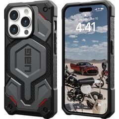 【アウトレット】 UAG-IPH23MA-PMS-KS iPhone15 Pro Magsafe対応 MONARCH PROケース ケブラーシルバー 国内正規代理店品 アイフォン Apple アップル URBAN ARMOR GEAR 耐衝撃 吸収 耐久性 丈夫 頑丈の画像