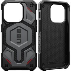【アウトレット】 UAG-IPH23MA-PMS-KS iPhone15 Pro Magsafe対応 MONARCH PROケース ケブラーシルバー 国内正規代理店品 アイフォン Apple アップル URBAN ARMOR GEAR 耐衝撃 吸収 耐久性 丈夫 頑丈の画像