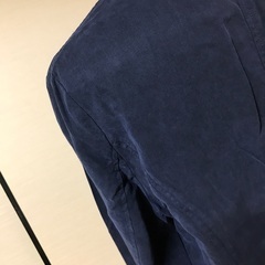 濃紺　ジャケット　柔らかい生　色褪せなしの画像