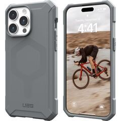 【アウトレット】 UAG-IPH23LA-EMS-SV UAG iPhone15 Pro Max用 Magsafe対応 ESSENTIAL ARMORケース シルバー 国内正規代理店品 アイフォン Apple アップル URBAN ARMOR GEAR 耐衝撃 吸収 耐久性 丈夫 頑丈の画像