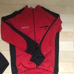 ロードバイク用　シャツ（半袖長袖セット）pochitt（XL）の画像