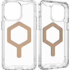 【アウトレット】 UAG-IPH23LA-YMS-I/G iPhone15 Pro Max用 Magsafe対応 PLYOケース アイス/ゴールド 国内正規代理店品 アイフォン Apple アップル URBAN ARMOR GEAR 耐衝撃 吸収 耐久性 丈夫 頑丈の画像