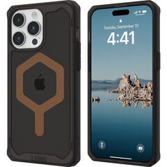 【アウトレット】 UAG-IPH23LA-YMS-B/B iPhone15 Pro Max用 Magsafe対応 PLYOケース ブラック/ブロンズ 国内正規代理店品 アイフォン Apple アップル URBAN ARMOR GEAR 耐衝撃 吸収 耐久性 丈夫 頑丈の画像