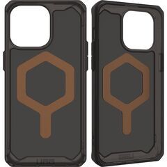 【アウトレット】 UAG-IPH23LA-YMS-B/B iPhone15 Pro Max用 Magsafe対応 PLYOケース ブラック/ブロンズ 国内正規代理店品 アイフォン Apple アップル URBAN ARMOR GEAR 耐衝撃 吸収 耐久性 丈夫 頑丈の画像