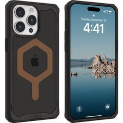 【アウトレット】 UAG-IPH23LA-YMS-B/B iPhone15 Pro Max用 Magsafe対応 PLYOケース ブラック/ブロンズ 国内正規代理店品 アイフォン Apple アップル URBAN ARMOR GEAR 耐衝撃 吸収 耐久性 丈夫 頑丈の画像