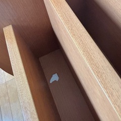木製 絵本棚 ゾウの取っ手付き おもちゃ収納の画像