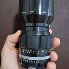 優良品　フード付き　Nikon NIKKOR-PC Auto 105mm F2.5の画像