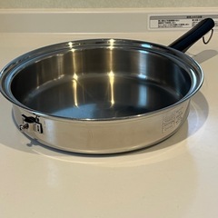 美品 ！アムウェイ Amway クィーンクックウエア　大フライパン　IH対応の画像