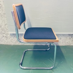 スタッキングチェア　在庫6脚　会議椅子　ミーティングチェア　中古オフィス家具の画像